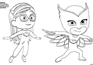 Livre Coloriage Pyjamasque Coloriage Pajama Hero Amaya is Owlette De Pyjamasques Jecolorie