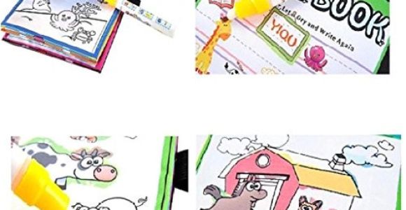 Livre Coloriage Stylo Eau Bonjouree Livre De Dessin à Eau Magique Coloriage Stylo