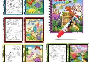 Livre Coloriage Stylo Eau Livre Doodle De Dessin De L Eau Magique Coloriage Stylo