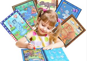 Livre Coloriage Stylo Eau Magic Eau Dessin Livre Livre De Coloriage Doodle Avec