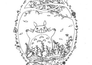 Livre Coloriage totoro Site Pour Imprimer Des Coloriages totoro Par Chocobo Artherapie