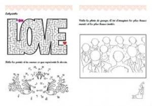 Livret Coloriage Mariage Word Livret De Jeux Activités Mariage Home Made 7 10 Ans Filles En