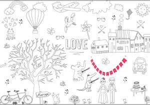 Livret De Coloriage Mariage Garcon Télécharger Des Sets De Table   Colorier Pour Les Enfants