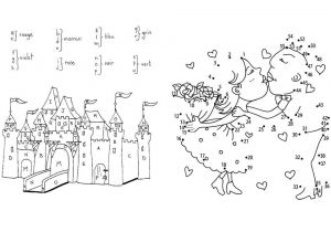 Livret De Coloriage Pour Mariage Table De Dessin Enfant Conception De La Maison Moderne Luvulu