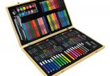 Malette De Coloriage En Bois Mallette   Dessin En Bois 180 Pi¨ces Creamania Art King Jouet