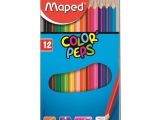 Malette De Coloriage Maped Maped Bo Te Métal De 12 Crayons De Couleur Color Peps Achat