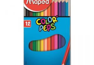 Malette De Coloriage Maped Maped Bo Te Métal De 12 Crayons De Couleur Color Peps Achat