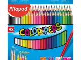 Malette De Coloriage Maped Pochette De 48 Crayons Color Peps Maped Fournitures Scolaires