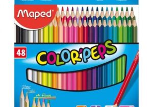 Malette De Coloriage Maped Pochette De 48 Crayons Color Peps Maped Fournitures Scolaires