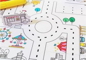 Malette De Coloriage Pour Voiture Jeu De Route   Imprimer Pinterest