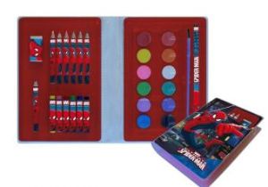 Malette De Coloriage Spiderman Malette Coloriage 28 Pièces Spiderman 54 Peinture