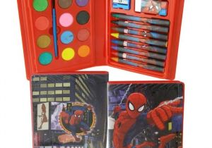 Malette De Coloriage Spiderman Malette Dessin 24 Pièces Spiderman Achat Vente Kit De