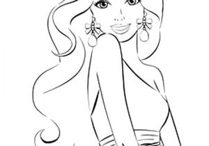 Maxi Coloriage Com Imprimer Coloriages Gratuits   Imprimer Barbie