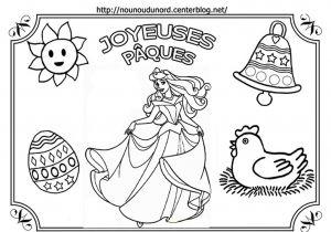 Mescoloriages.com Paques Coloriages   Imprimer La Belle Au Bois Dormant Numéro