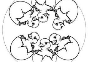 Mescoloriages.com Paques Mandala Poussin Mandala Mandalas Coloriage