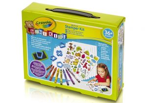 Mon 1er Coffret De Coloriage Et Gommettes Mini Kids Mon 1er Kit De Tampons Crayola Jouets & Activités Créatives