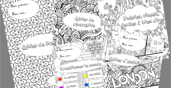 Mon Cahier De Coloriage Présentation Des Cahiers