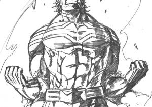 My Hero Academia Coloriage Horikoshi Sketches All Might S Finest Hour