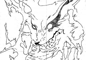 Naruto Kyubi Coloriage Coloriage  Imprimer Naruto Kyubi Dernier Mod¨le Jeux De Coloriage