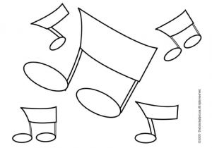 Note De Musique Coloriage Coloriage Notes De Musique Note De Musique Coloriages
