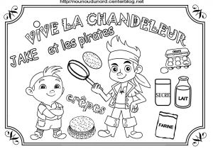 Nounou Du nord Coloriage Chandeleur Chandeleur Jake Et Les Pirates Coloriage Crªpes
