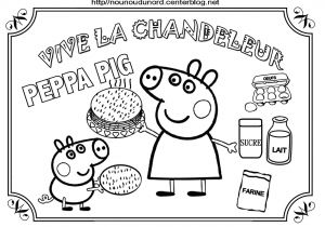 Nounou Du nord Coloriage Chandeleur Chandeleur Peppa Pig Fait Des Crªpes
