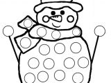 Nounou Du nord Coloriage Noel Coloriage   Gommettes Bonhomme De Neige