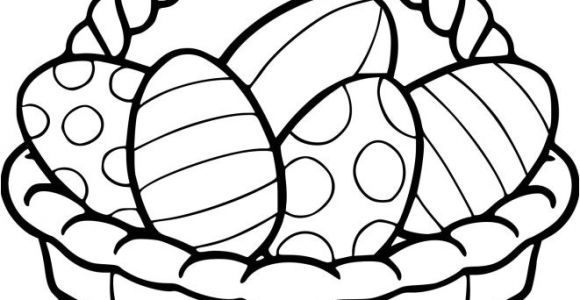 Oeuf De Paques Coloriage A Imprimer Panier Åufs De P¢ques