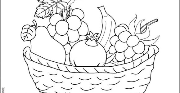 Panier De Fruits Coloriage Coloriage Corbeille De Fruits Jobstips