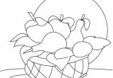 Panier De Fruits Coloriage Coloriage De Fruits Dessin Un Magnifique Panier De Fruits
