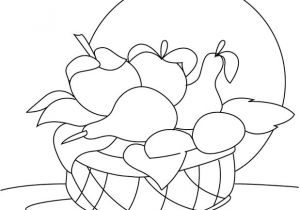 Panier De Fruits Coloriage Coloriage De Fruits Dessin Un Magnifique Panier De Fruits