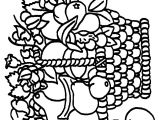 Panier De Fruits Coloriage Modèles Pour Window Color