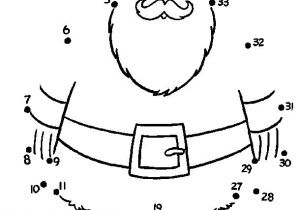 Papa Noel Image Coloriage Jeu De P¨re No L Jeu Pour Enfant Relier Lesppoints Dessin Pere