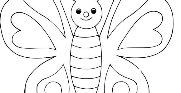 Papillon A Imprimer Coloriage Coloriage Papillon Simple à Imprimer