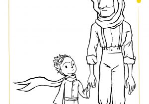 Pepit Coloriage Coloriage L Aviateur Et Le Petit Prince Momes