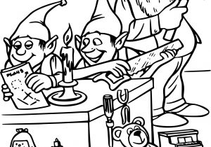 Pere Noel Et Ses Lutins Coloriage Coloriage Lutin De Noel