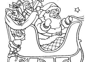 Pere Noel Et Ses Lutins Coloriage Coloriages De Noël Père Noël Elfes Rennes Lutins…
