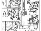 Pere Noel Et Ses Lutins Coloriage Illustration à Colorier De Père Noël Avec Ses Amis Lutins