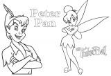 Peter Pan Coloriage A Imprimer Coloriage Peter Pan Et Fée Clochette