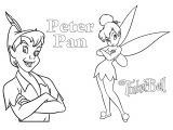 Peter Pan Coloriage A Imprimer Coloriage Peter Pan Et Fée Clochette