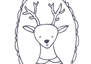 Photo De Coloriage A Imprimer Coloriage Le Portrait De Mr Cerf Momes