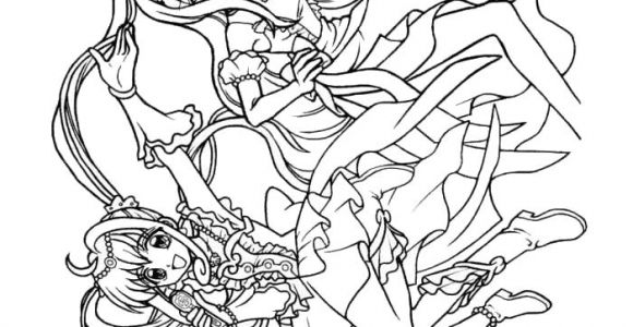 Pichi Pichi Pitch Coloriage Seira Mermaid Melody Coloring Pages Hellokids