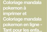 Pokemon Coloriages Gratuits En Ligne Coloriage Mandala Pokemon   Imprimer Et Coloriage Mandala