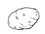 Pomme De Terre Coloriage Dessin à Colorier Pomme De Terre A Imprimer