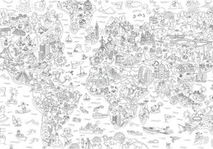 Poster Geant Coloriage Coloriages Omy Posters Géants De Paris De Ny Ou Du Monde  