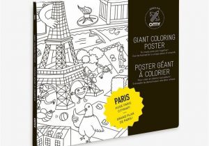 Poster Geant Coloriage Paris Poster