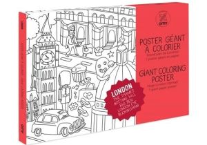 Poster Geant Coloriage Poster Géant   Colorier Londres