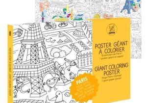 Poster Geant Coloriage Poster Géant   Colorier Paris