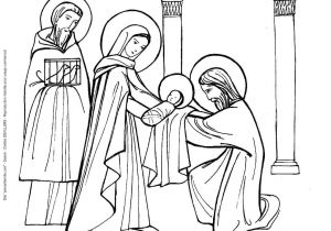Présentation De Jésus Au Temple Coloriage 55 1 – La PrÉsentation Du Seigneur Au Temple 1er Dessin