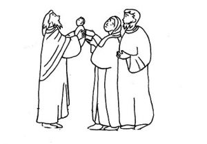 Présentation De Jésus Au Temple Coloriage Eveil A La Foi Celebrations Chandeleur Coloriage La